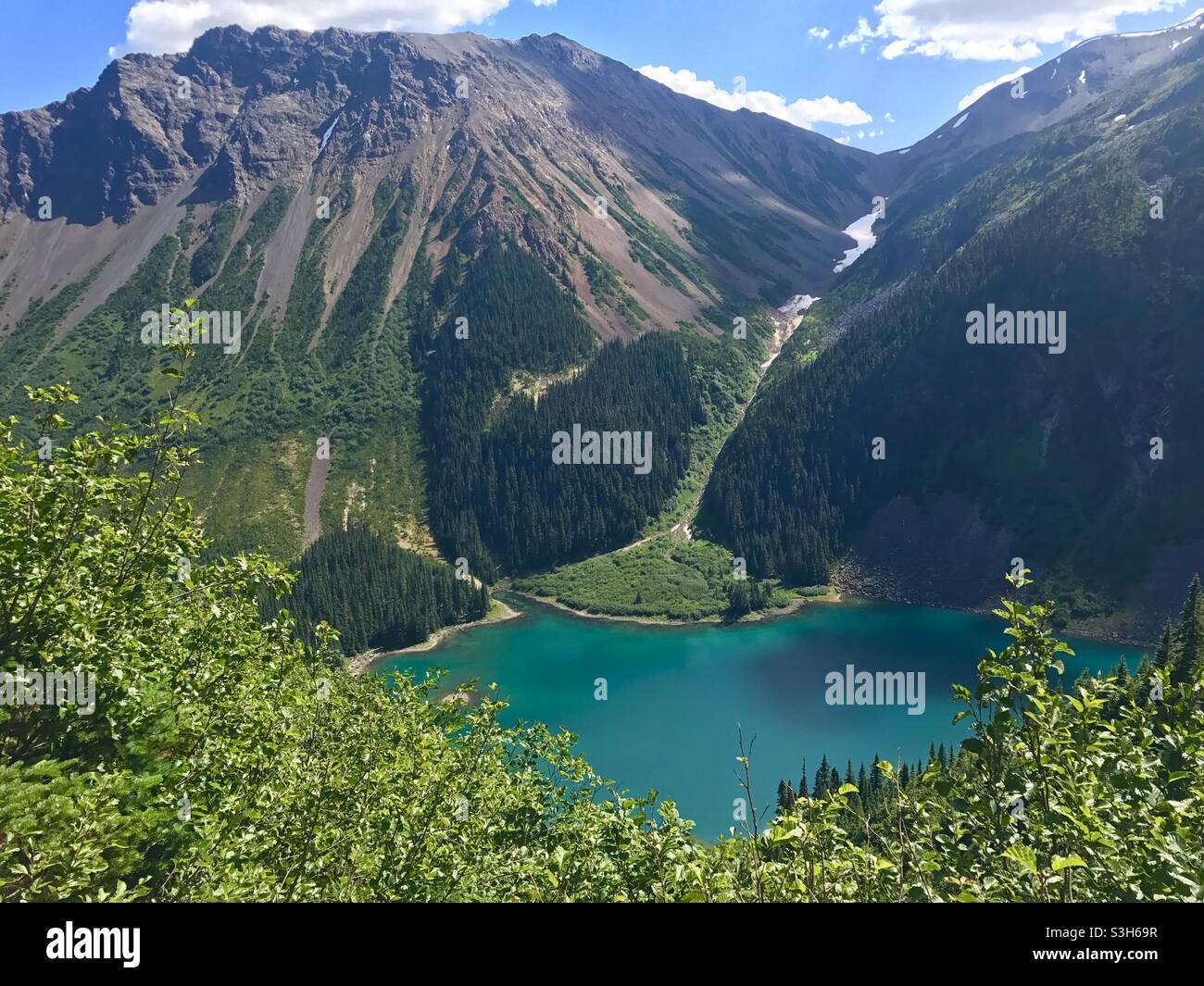 Blaue Seen Stockfoto