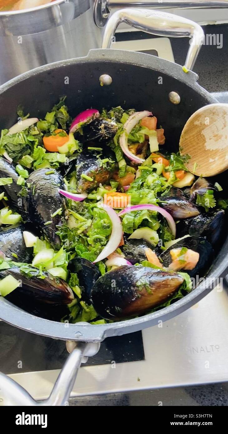 Fruit de mer, australisches Ozeangeschenk, Gourmet-Plate Stockfoto