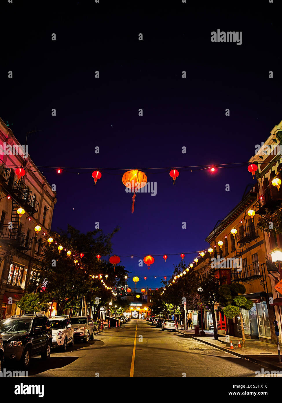 Chinatown Victoria Stockfoto
