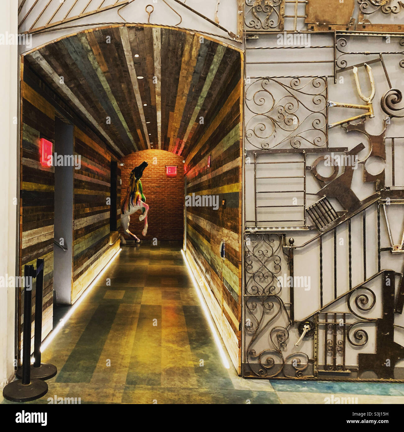 Hotel Indigo Lower East Side, New York, New York, Usa - Smartphone-aufgenommenes Stockfoto