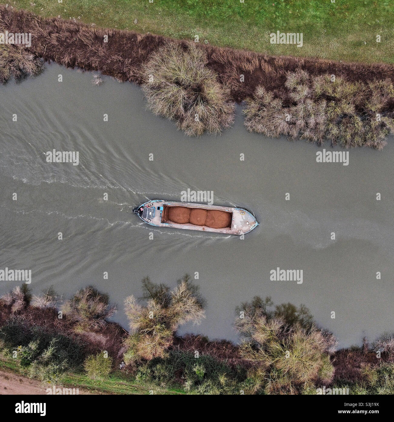 Fahren Sie auf dem Fluss Severn Worcestershire Stockfoto