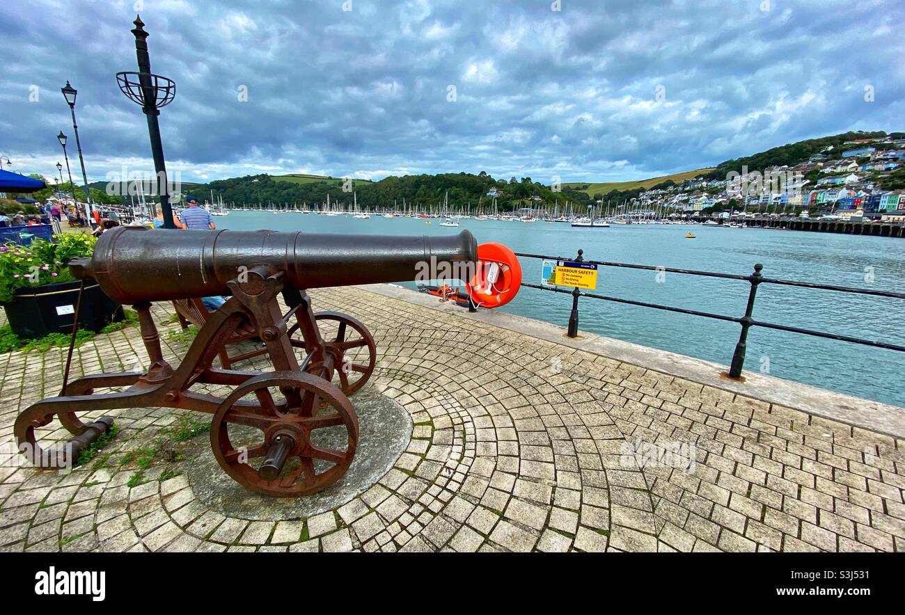 Dartmouth Devon - Smartphone-aufgenommenes Stockfoto