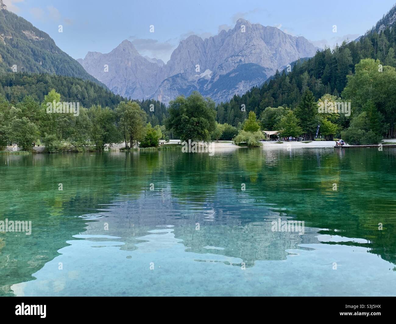 See jasna in Kranjska GORA Slowenien Stockfoto