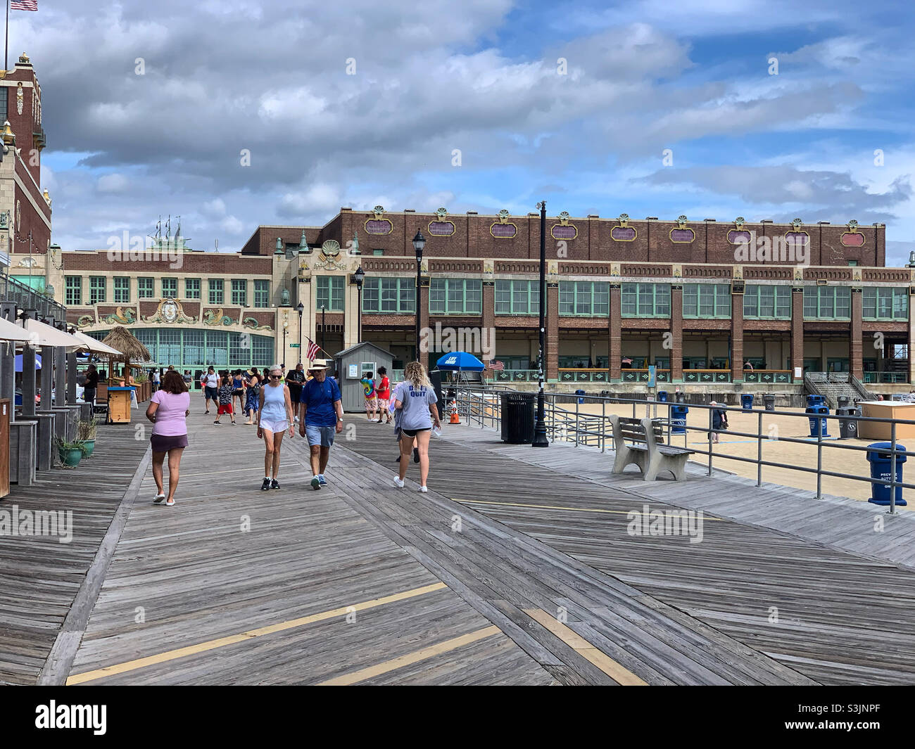 August 2021, Convention Hall, Asbury Park Boardwalk, Asbury Park, Monmouth County, New Jersey, Usa Stockfoto