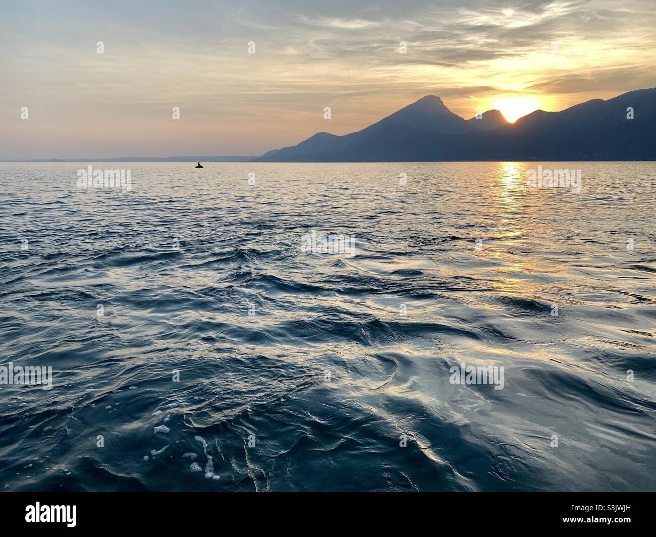 Gardasee in Italien Stockfoto