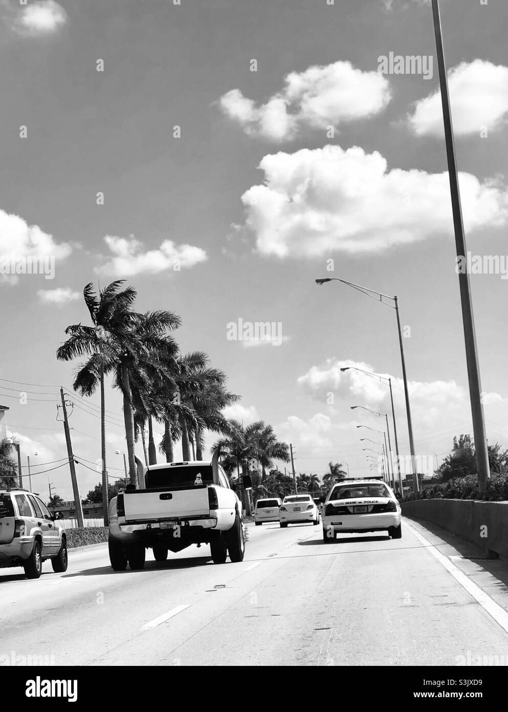 Miami Freeway Stockfoto