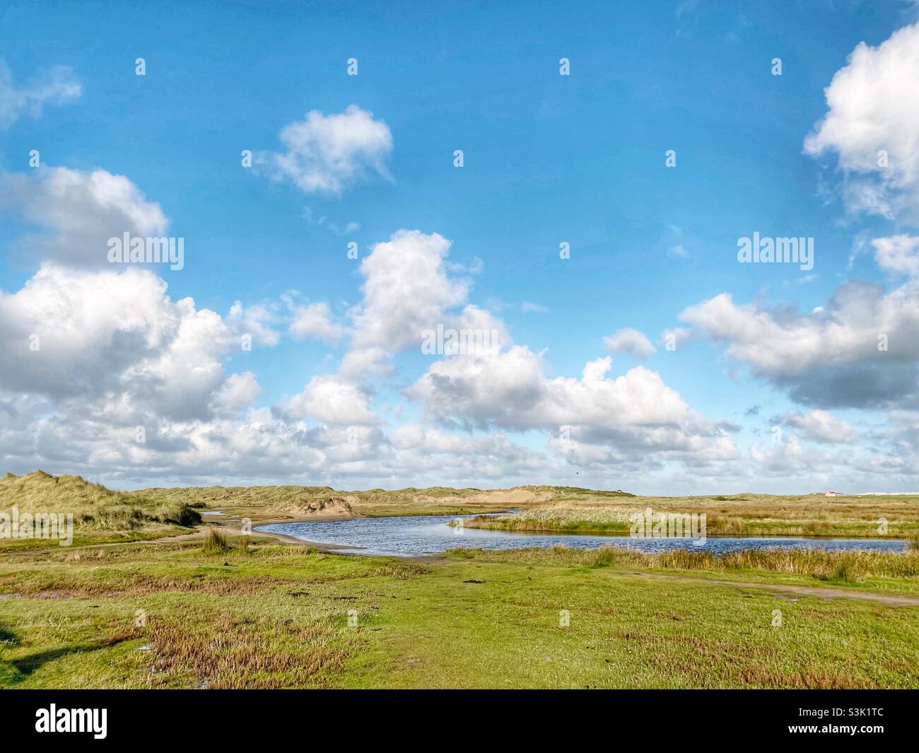 Cymyran, rhoseigr, Grasland, Anglesey, großbritannien Stockfoto