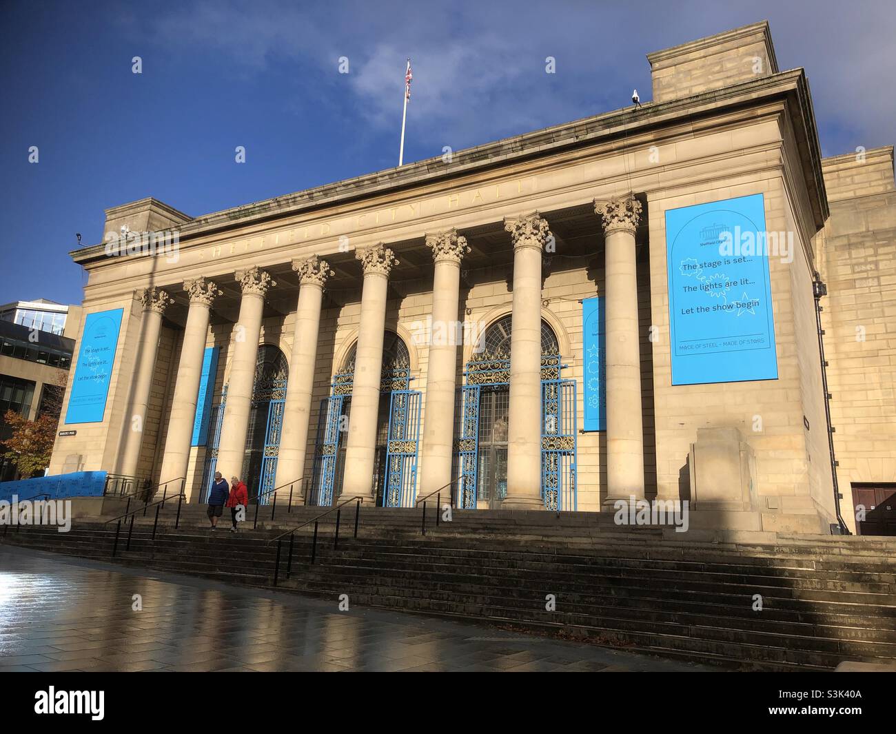 Sheffield City Hall Stockfoto