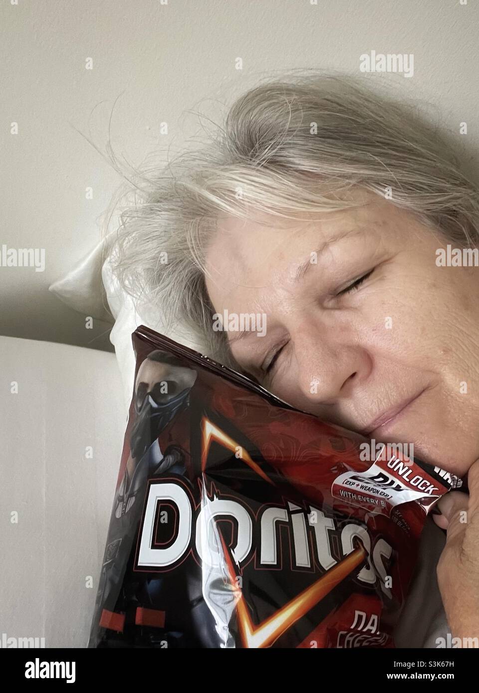Träumen von Doritos Stockfoto