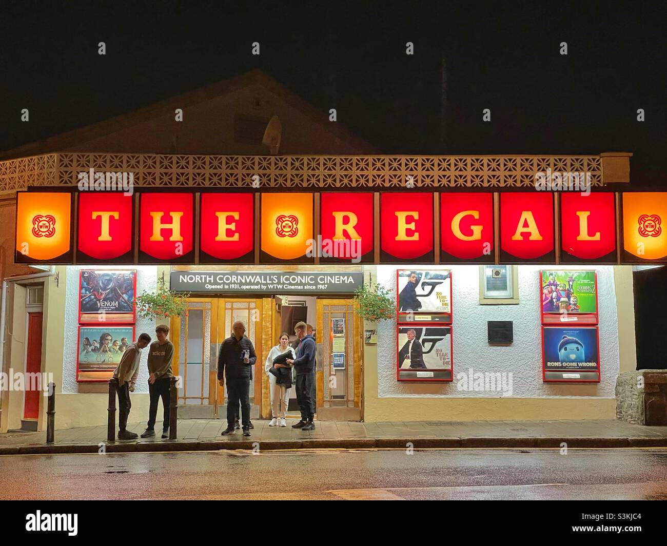 Das Regal-Kino in Wadebridge, North Cornwall. Stockfoto