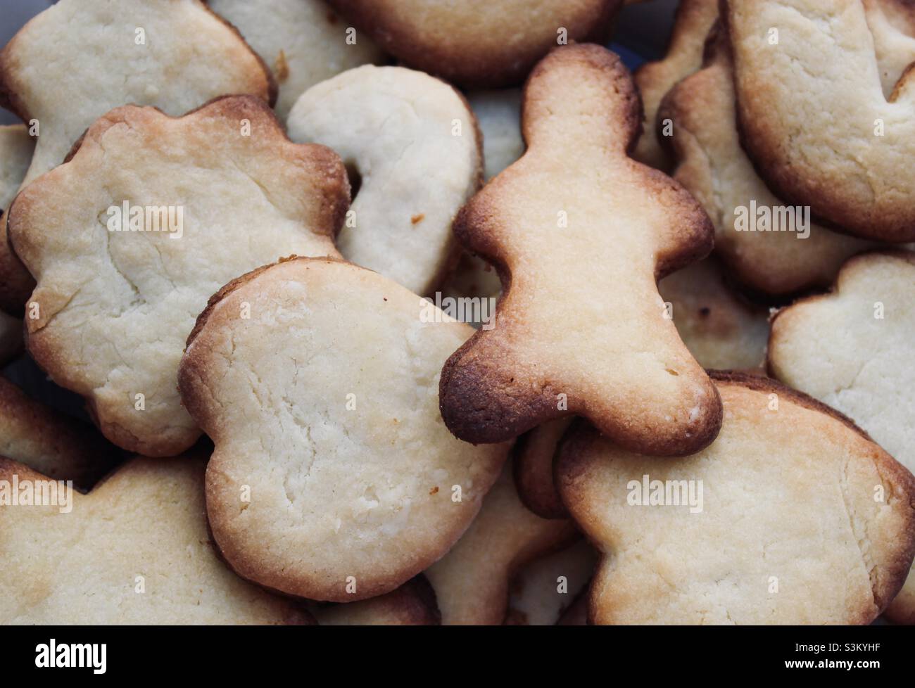Weihnachtsplätzchen - Smartphone-aufgenommenes Stockfoto