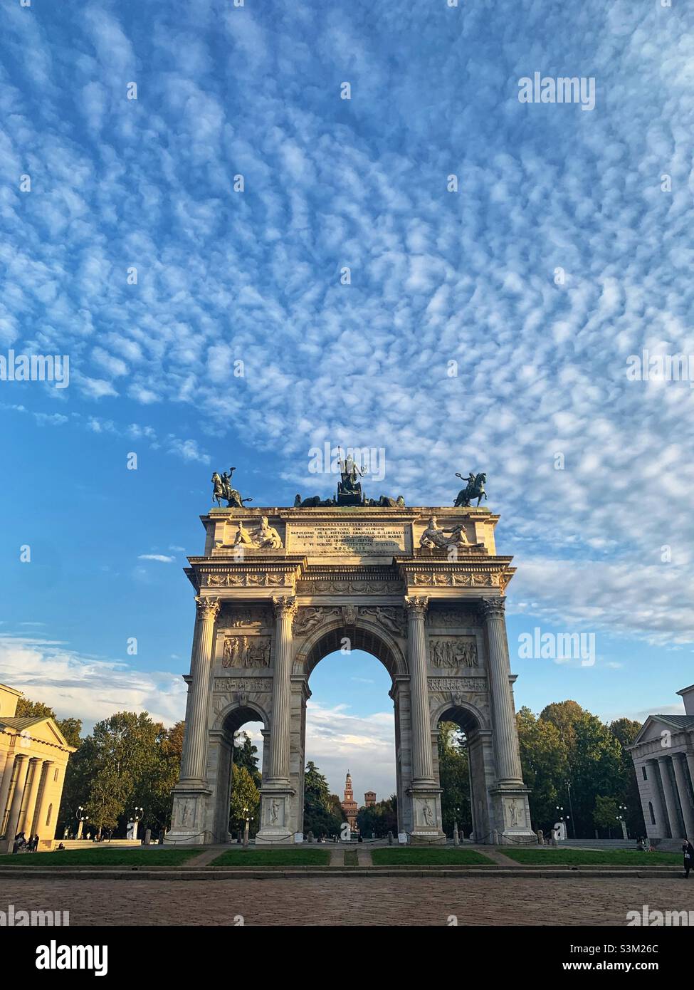 Arco della Pace. Mailand, Italien. Stockfoto