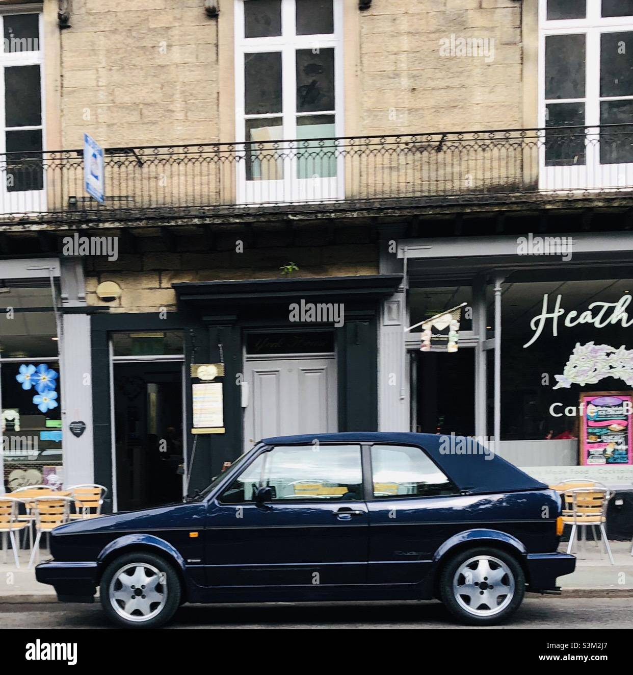 1980s VW Golf GTi Cabriolet - Matlock Bath Derbyshire Stockfoto