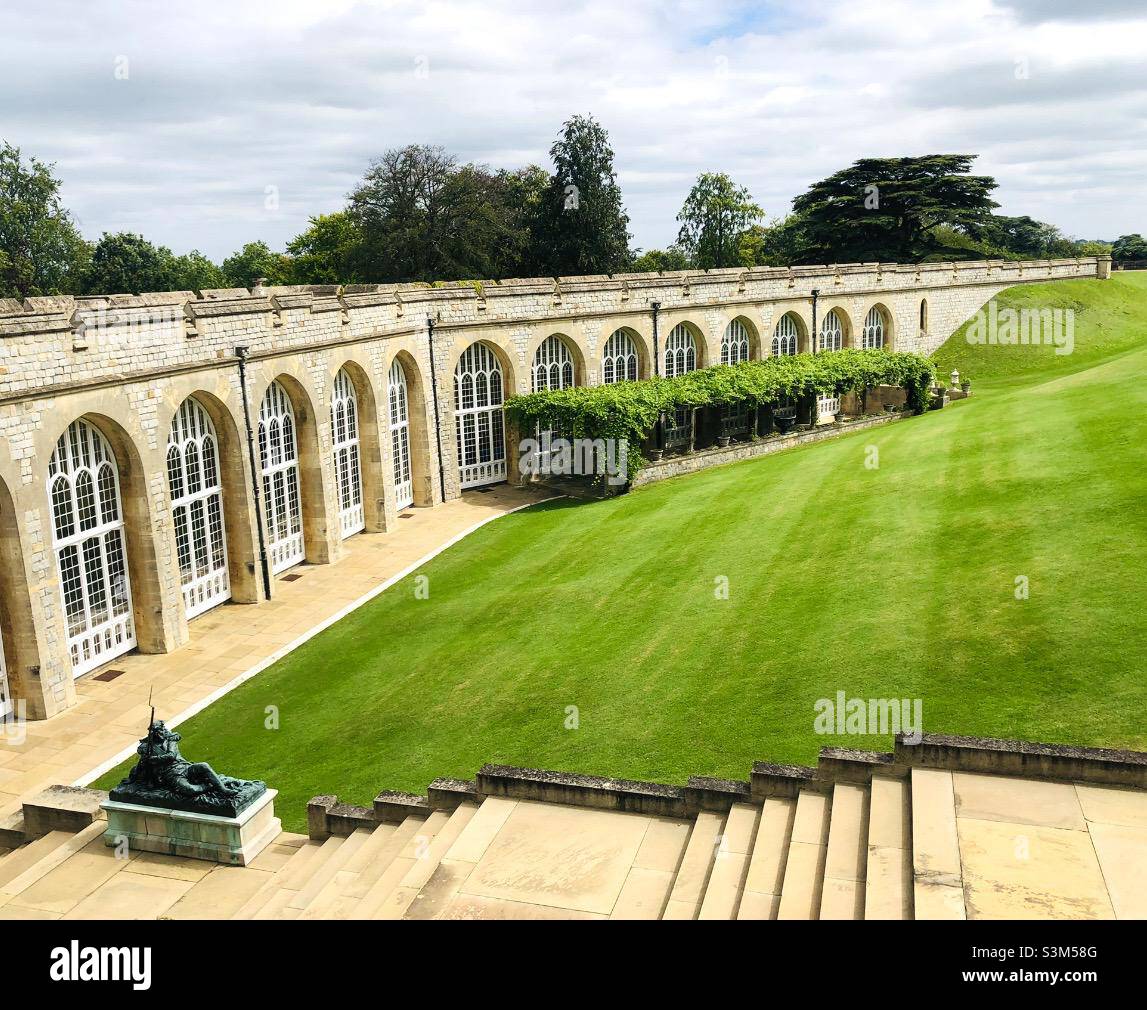 Windsor Castle East Terrace - Windsor Großbritannien Stockfoto