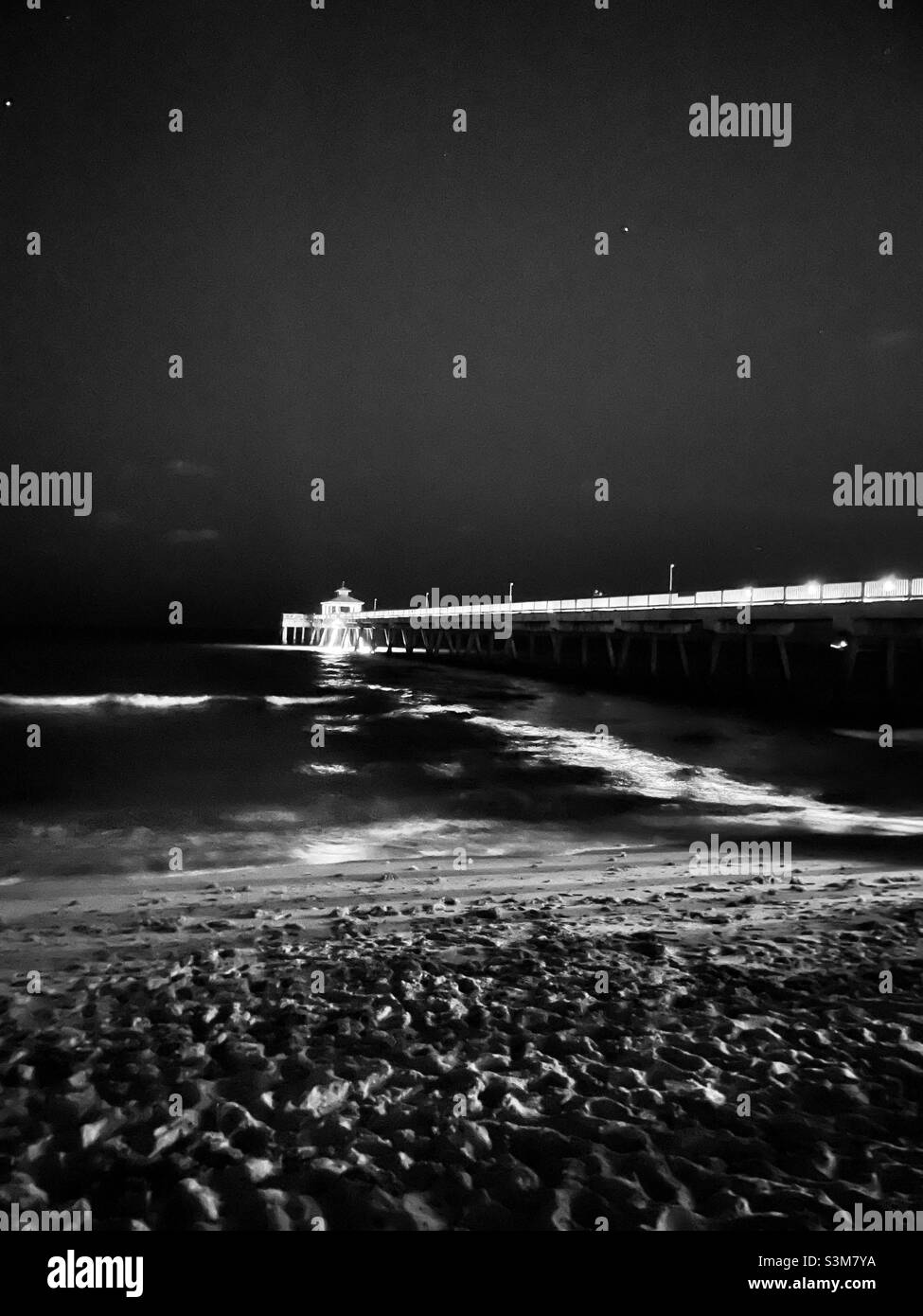 Deerfield Beach Pier Stockfoto