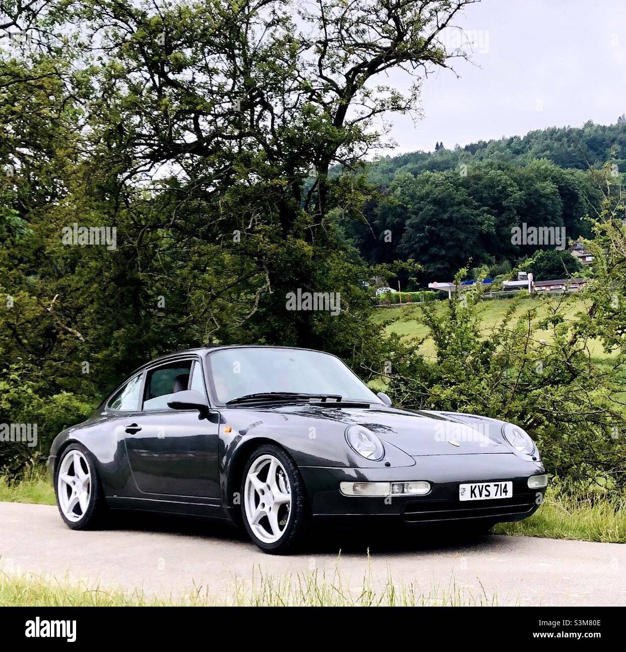 1990s Porsche 911 - Cromford Derbyshire UK Stockfoto