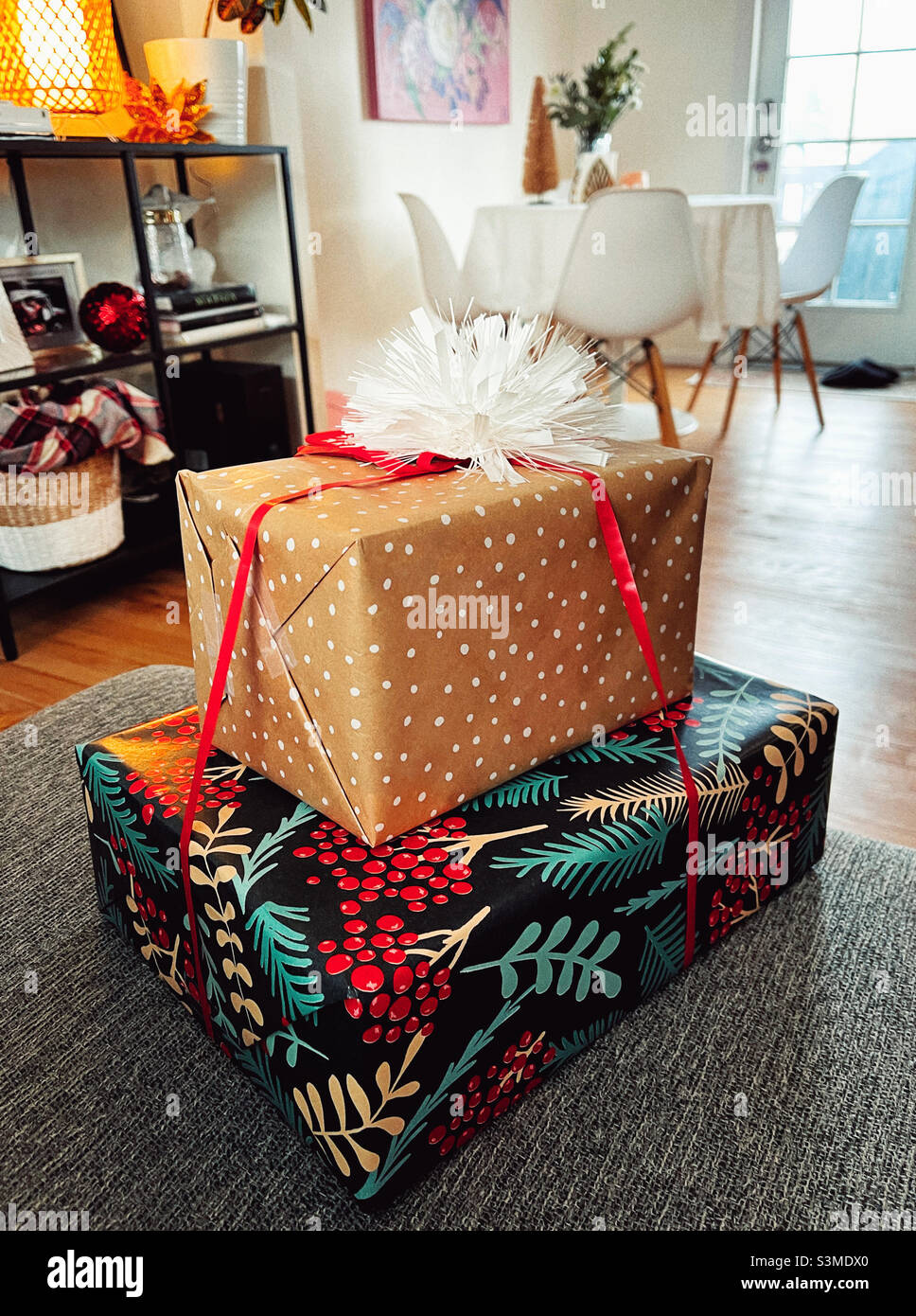 Bereit zum Schenken! - Smartphone-aufgenommenes Stockfoto