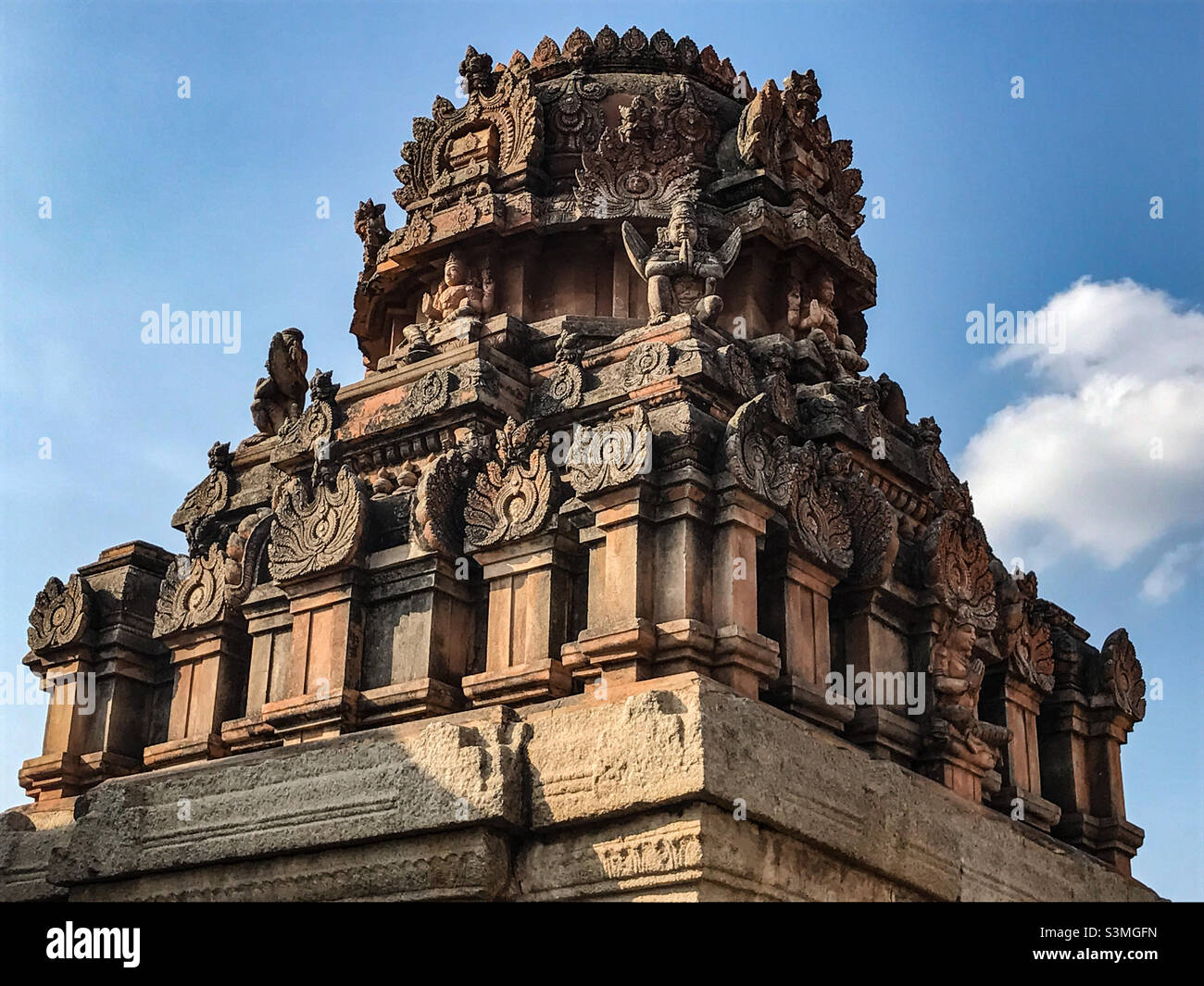 Indische Tempelarchitektur Stockfoto