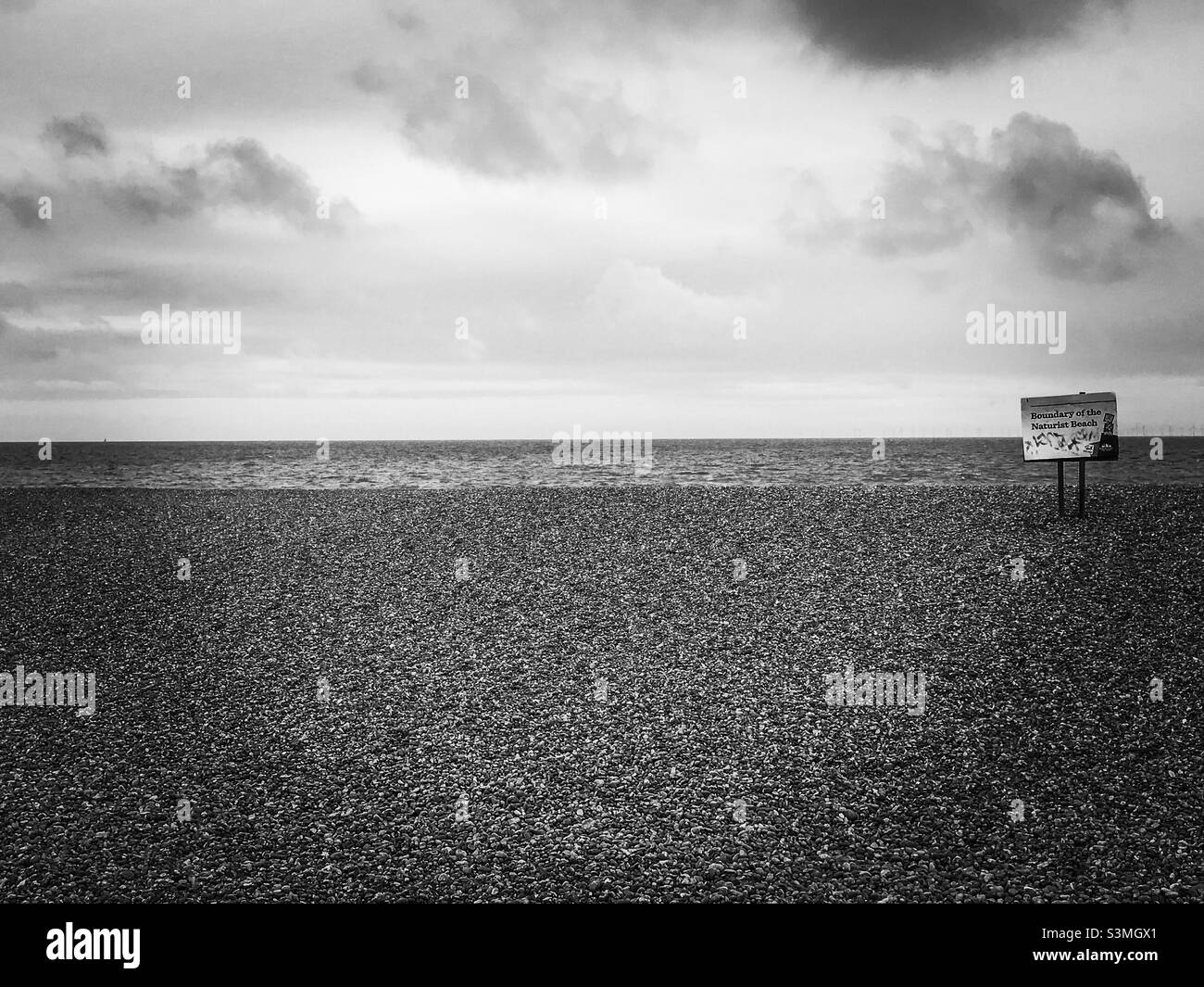 Strand von Brighton Stockfoto