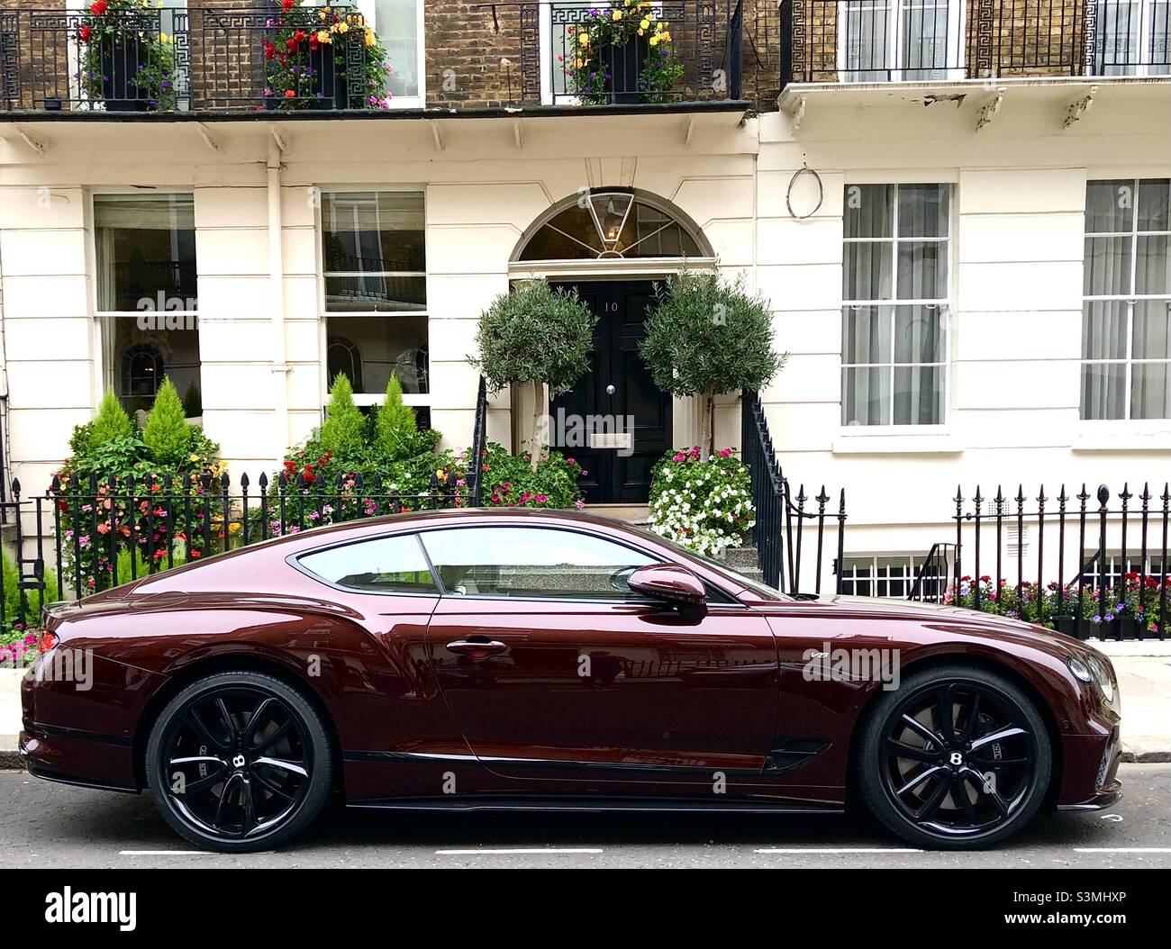 2021 Bentley Continental GT - Knightsbridge London Stockfoto