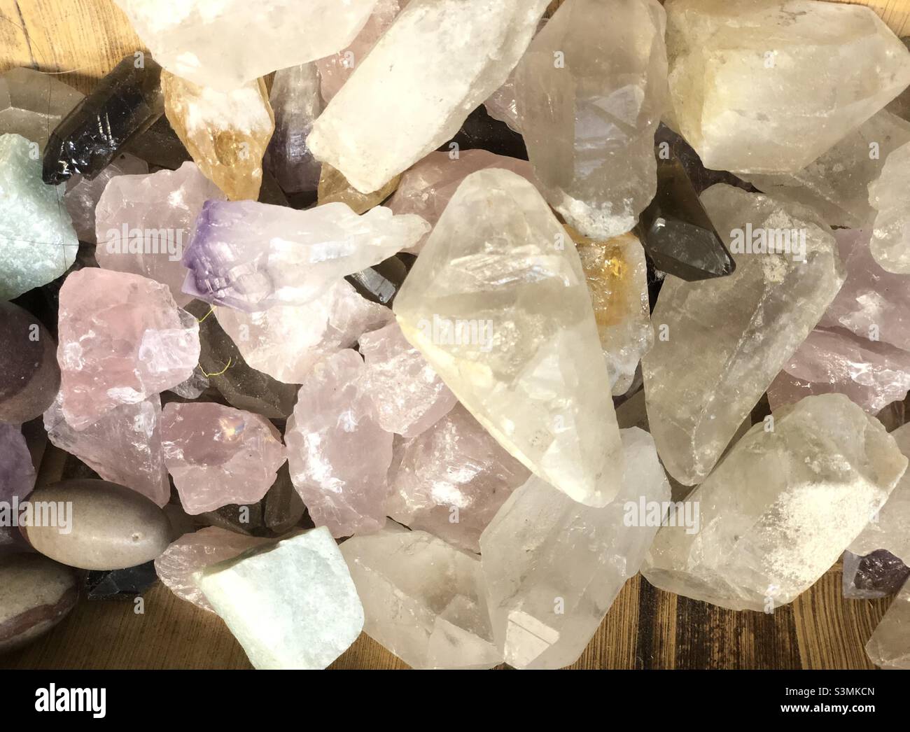 Edelsteinkristall Stockfoto