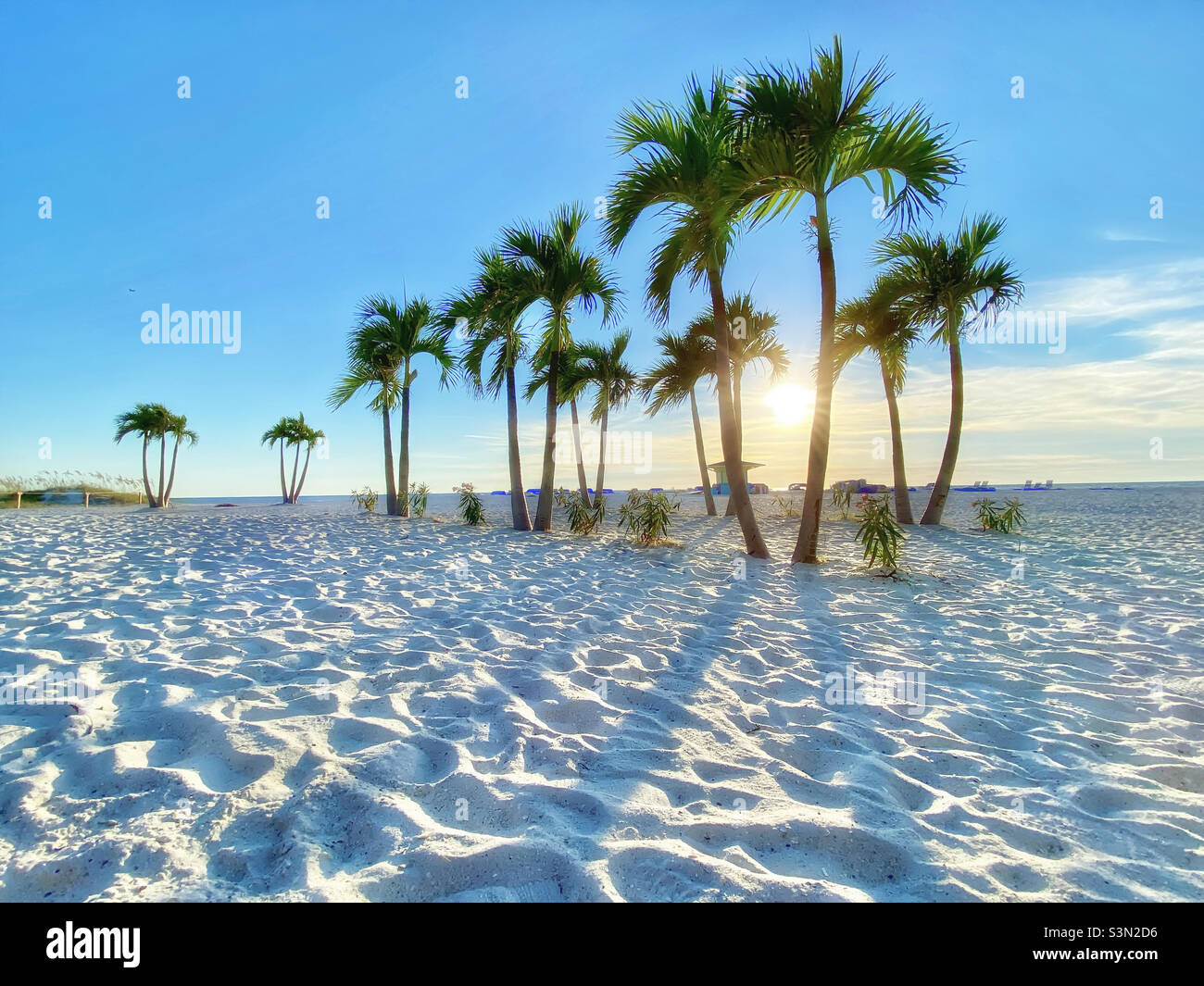 Sonnenuntergang in St. Pete Beach, Florida Stockfoto