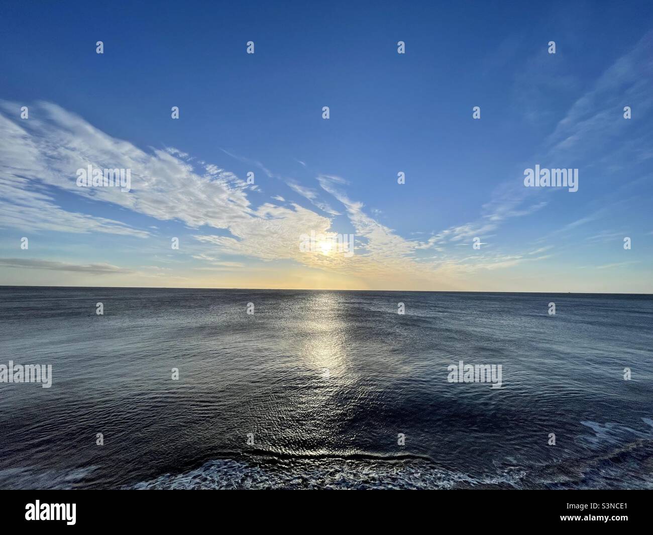 Nordseeküste - Smartphone-aufgenommenes Stockfoto