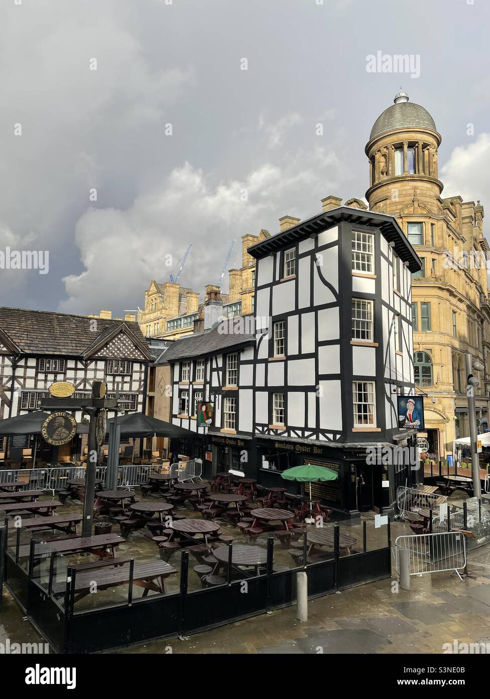 Sinclairs Oyster Bar in Manchester, Großbritannien Stockfoto