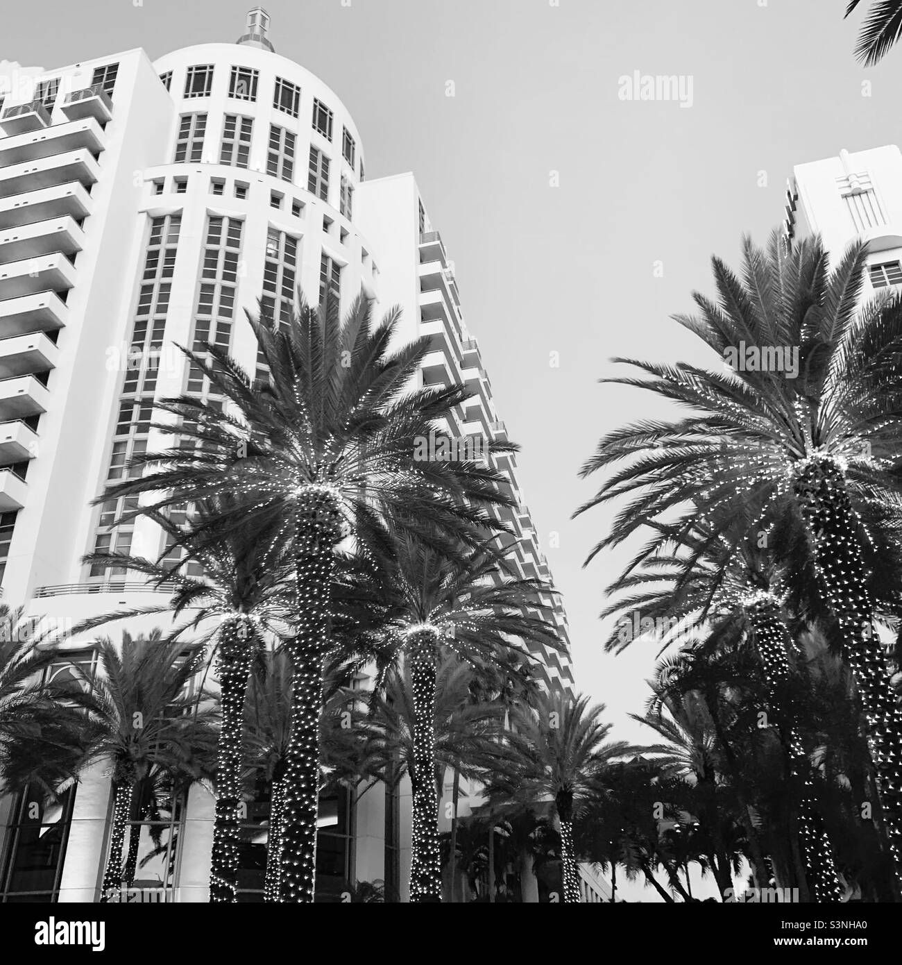 Januar 2022, Loews Miami Beach Hotel, South Beach, Miami Beach, Florida, Usa, Nordamerika - Smartphone-aufgenommenes Stockfoto