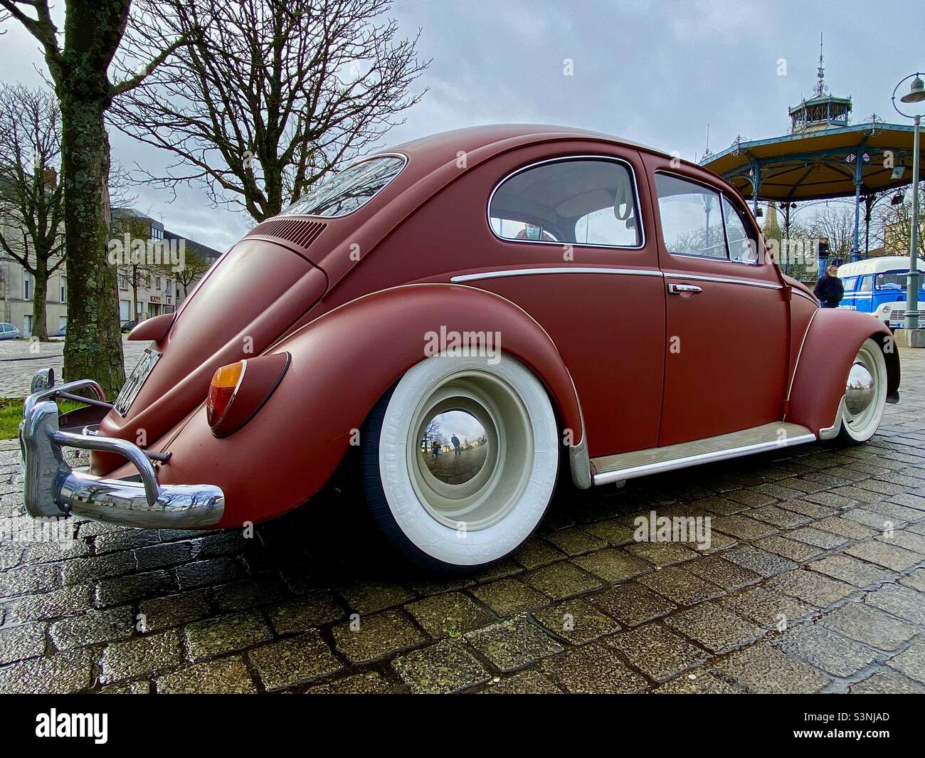 VW Käfer maßgeschneidert Stockfoto