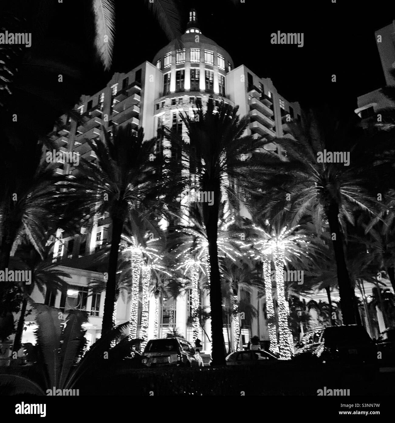 Januar 2022, Loews Miami Beach Hotel, South Beach, Miami Beach, Florida, Usa, Nordamerika - Smartphone-aufgenommenes Stockfoto