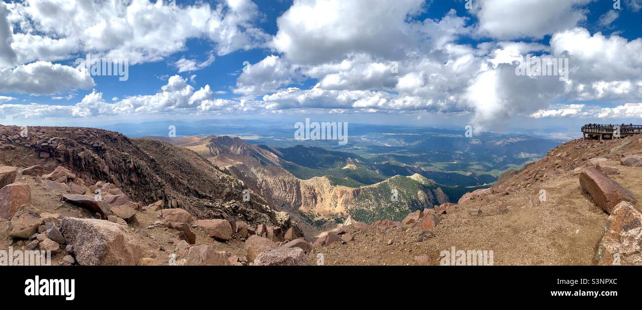 Colorado Springs, CO USA - 4. September 2021 auf dem Pikes Peak in Colorado Springs Stockfoto