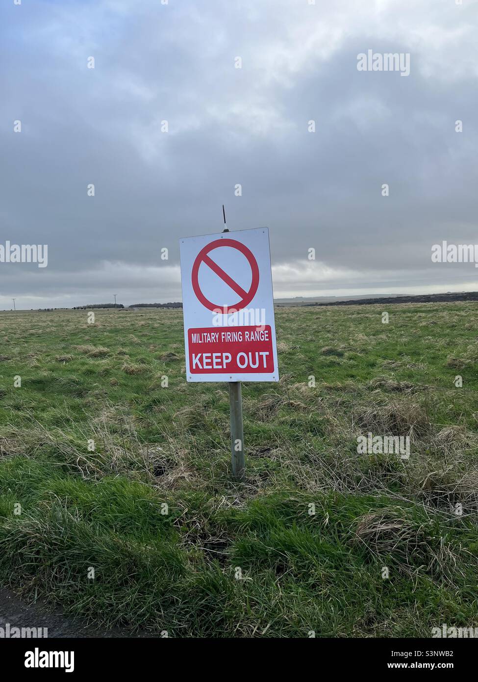 Militärischer Schießstand Stockfoto