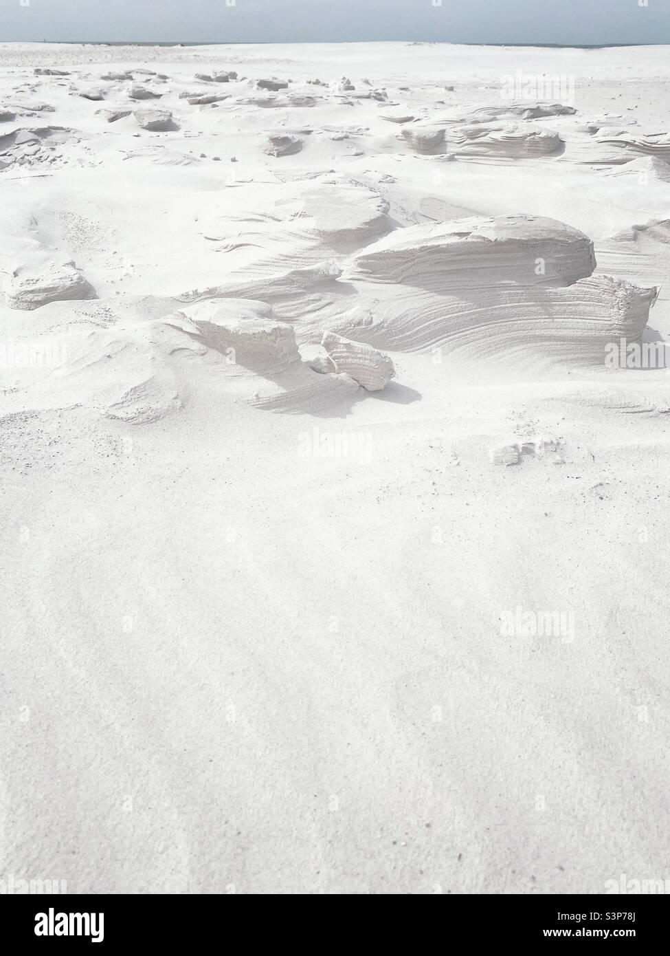 Sanddünen in Florida - Smartphone-aufgenommenes Stockfoto