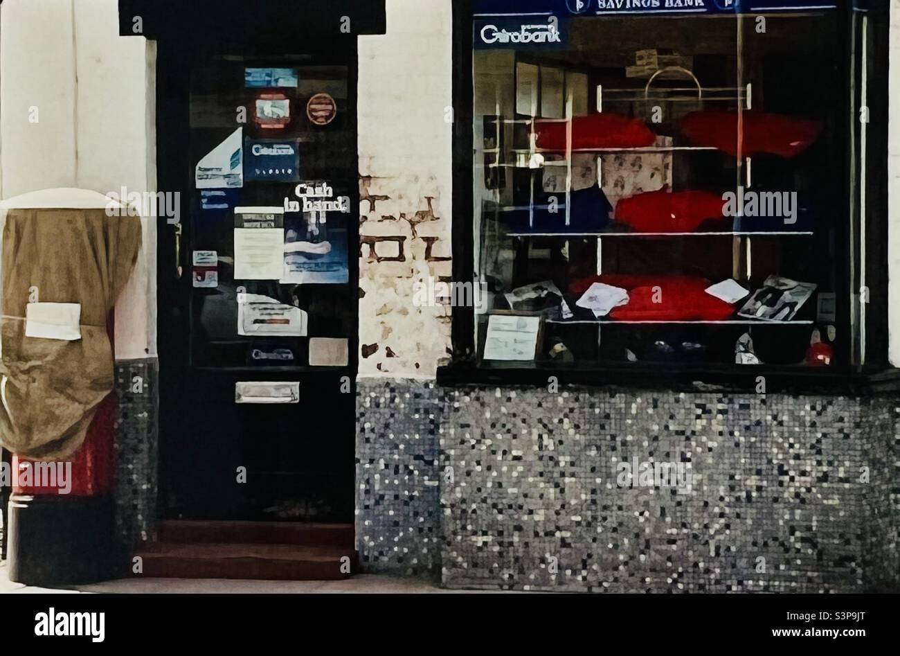 Das altmodische Postamt Hereford England streikt Stockfoto