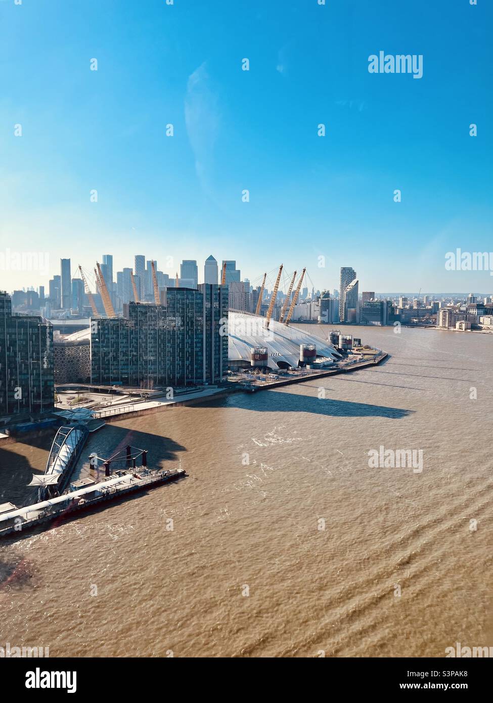 LondonRoyal Docks Stockfoto