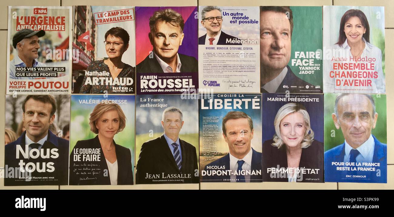 Die Programme des 12 Candidats aux élections présidentielles de 2022