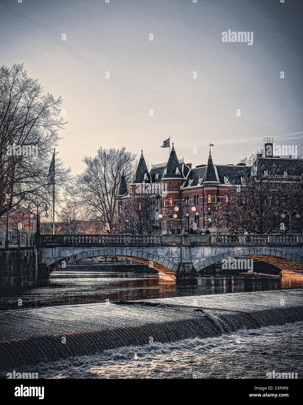 Meine Heimatstadt Stockfoto