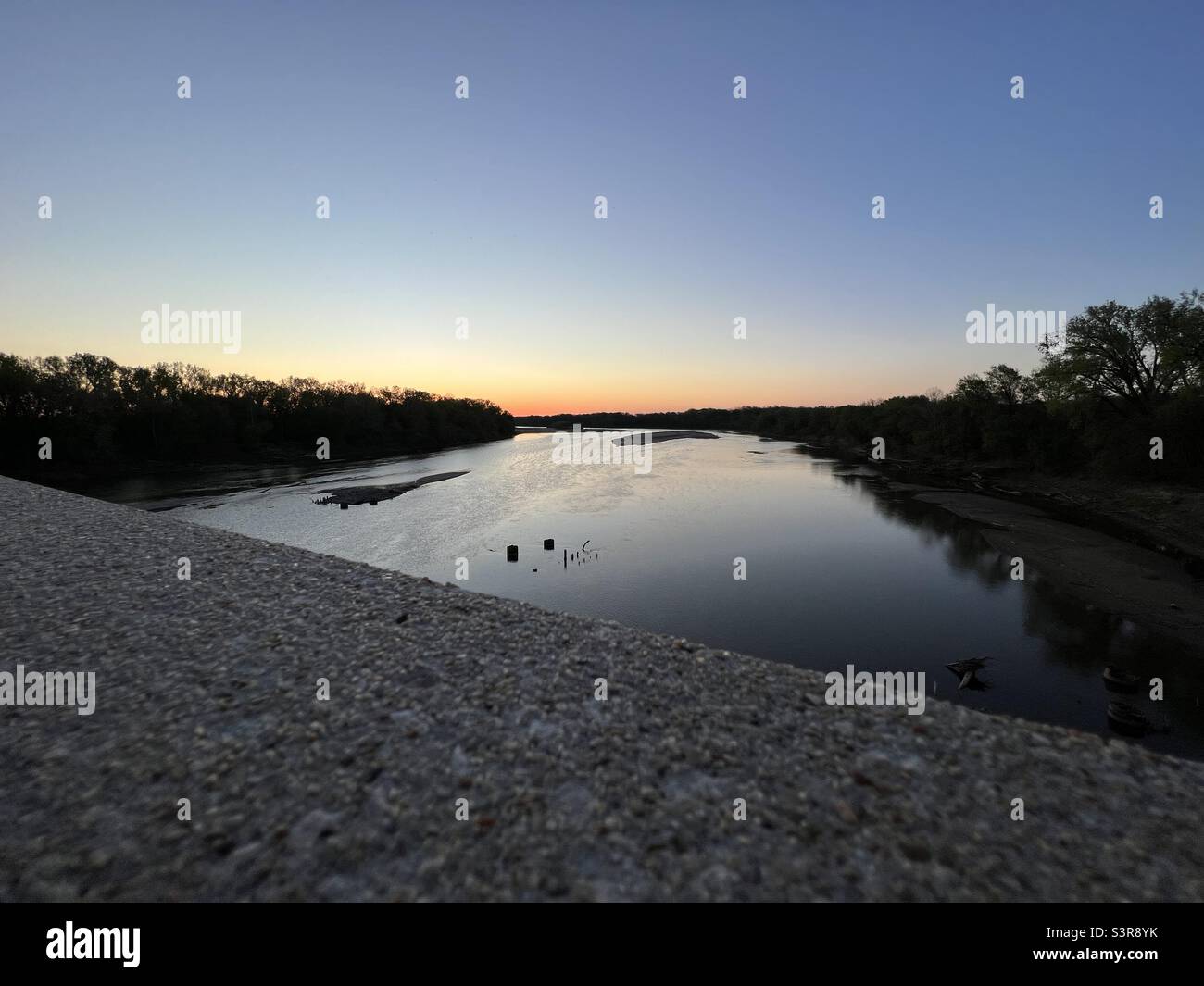 Kansas River Stockfoto