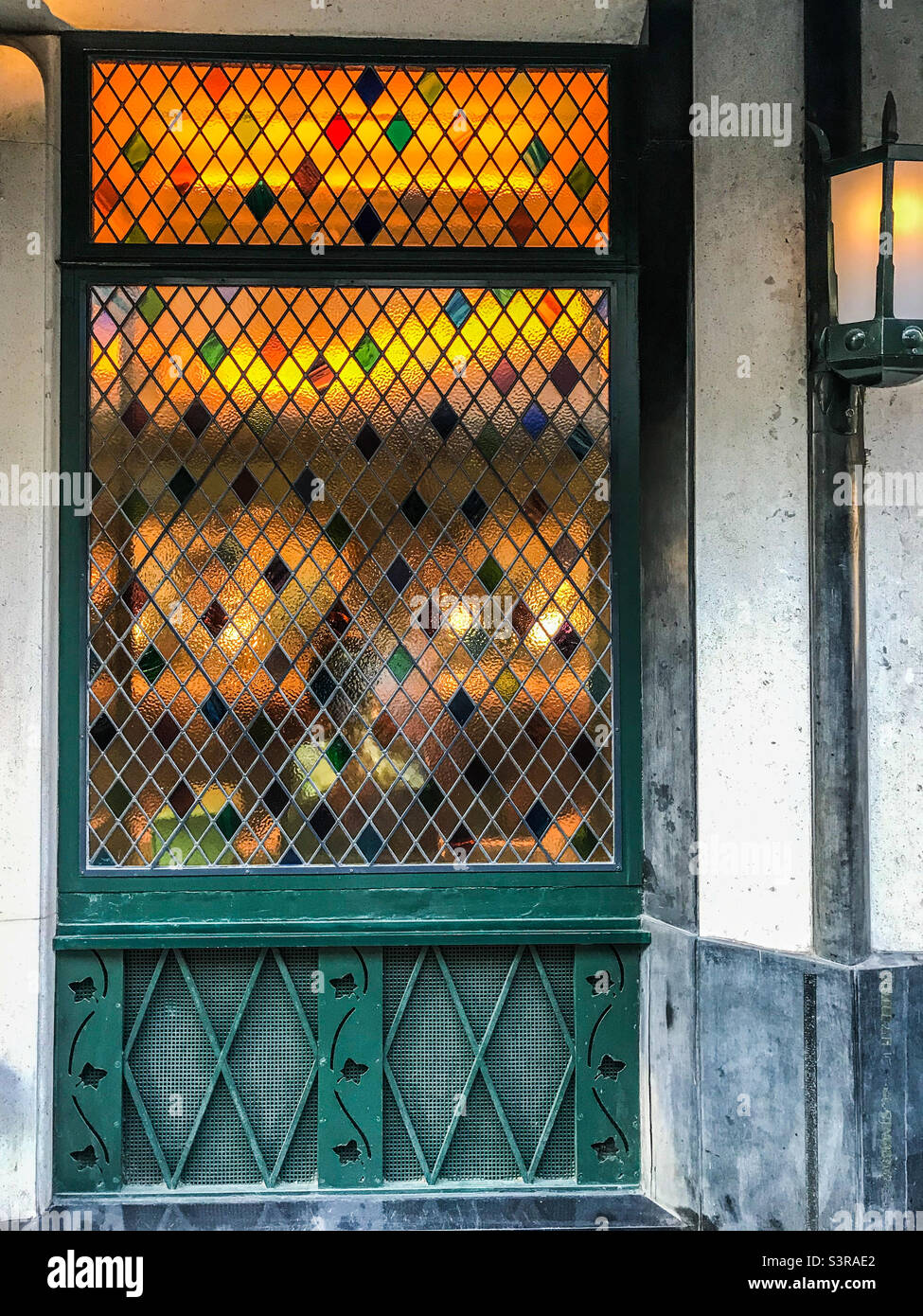 Das Ivy Restaurant, London - Smartphone-aufgenommenes Stockfoto