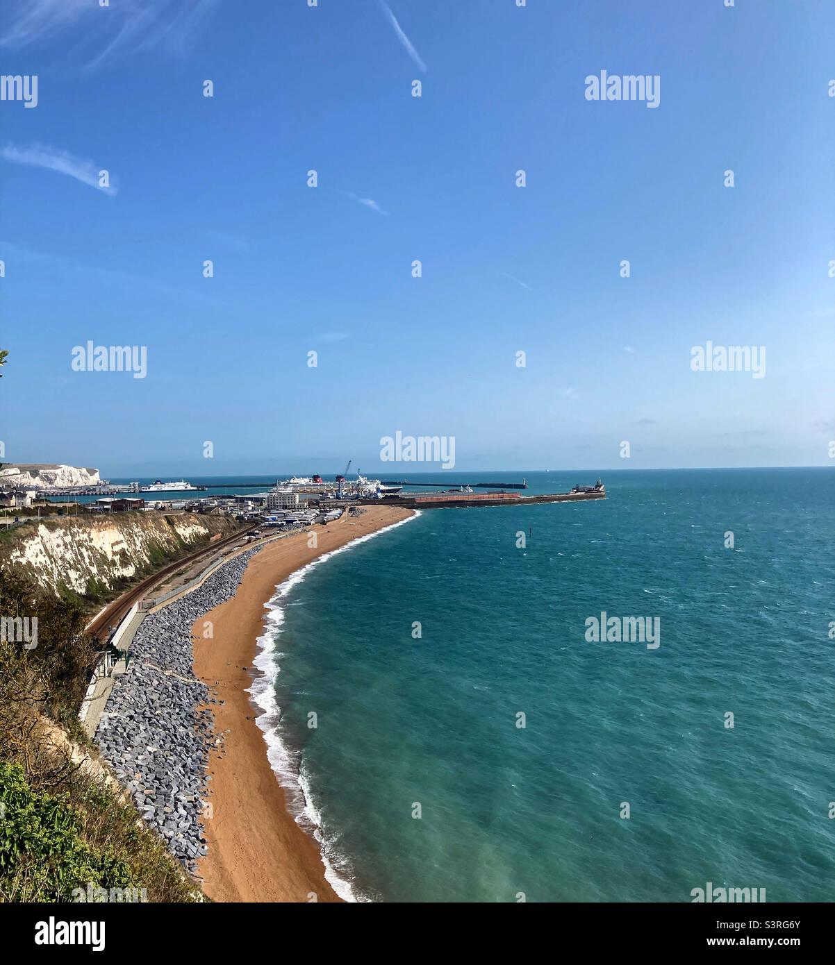 Shakespeare Beach Dover Stockfoto