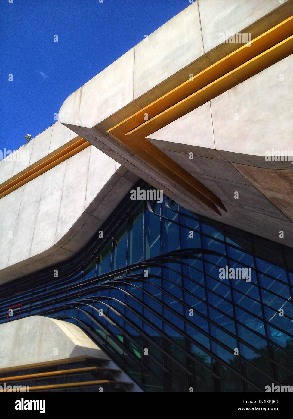 Abteilungsarchive, Bezirk Pierres Vives. Montpellier, Österreich, Frankreich Stockfoto