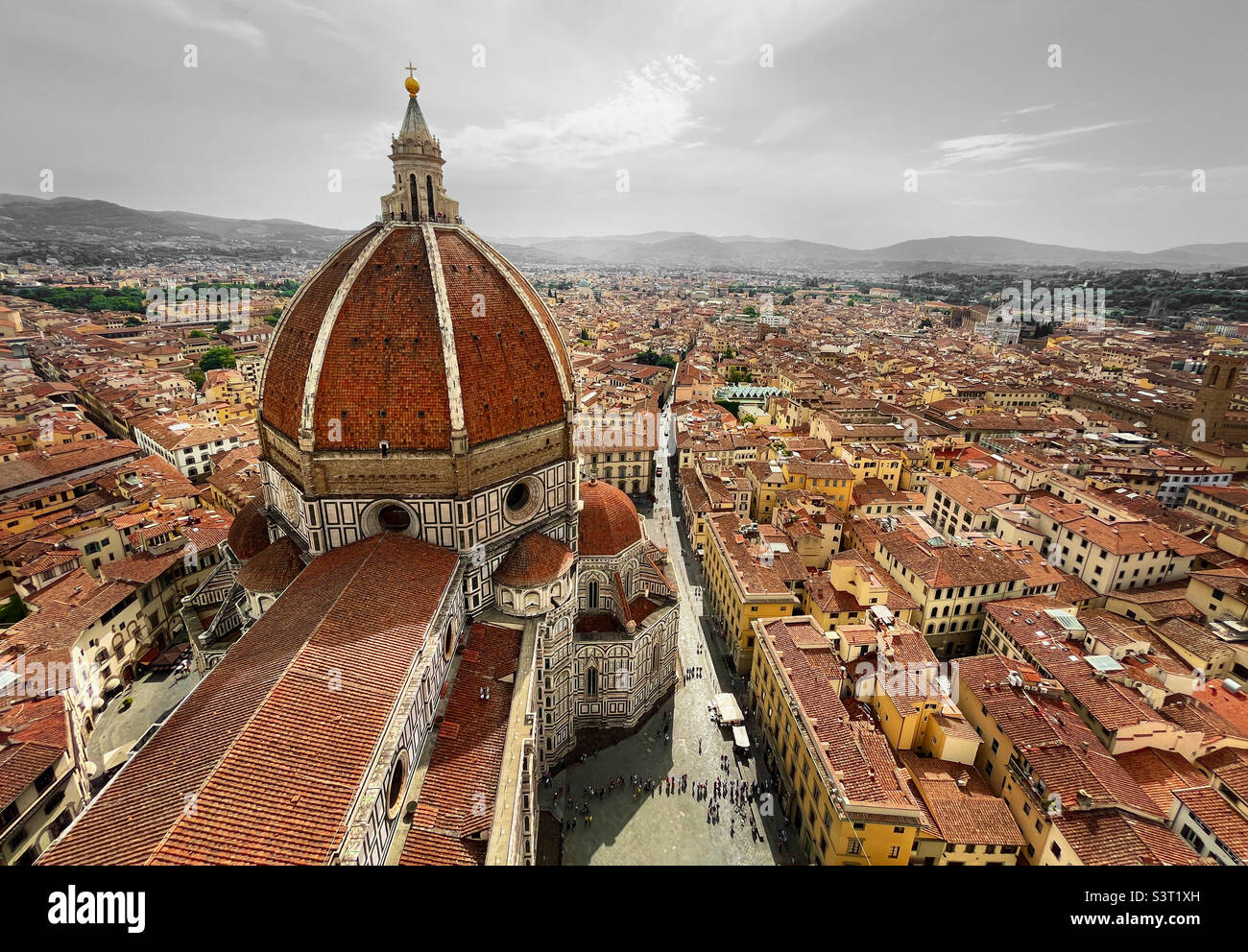 Kathedrale von Florenz / Duomo di Firenzano Stockfoto