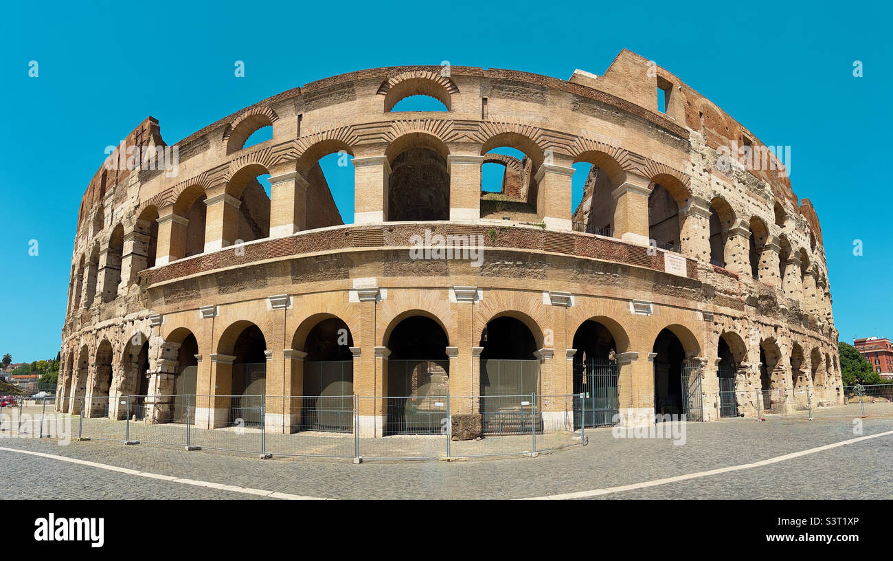 Das Kolosseum in Rom - Smartphone-aufgenommenes Stockfoto