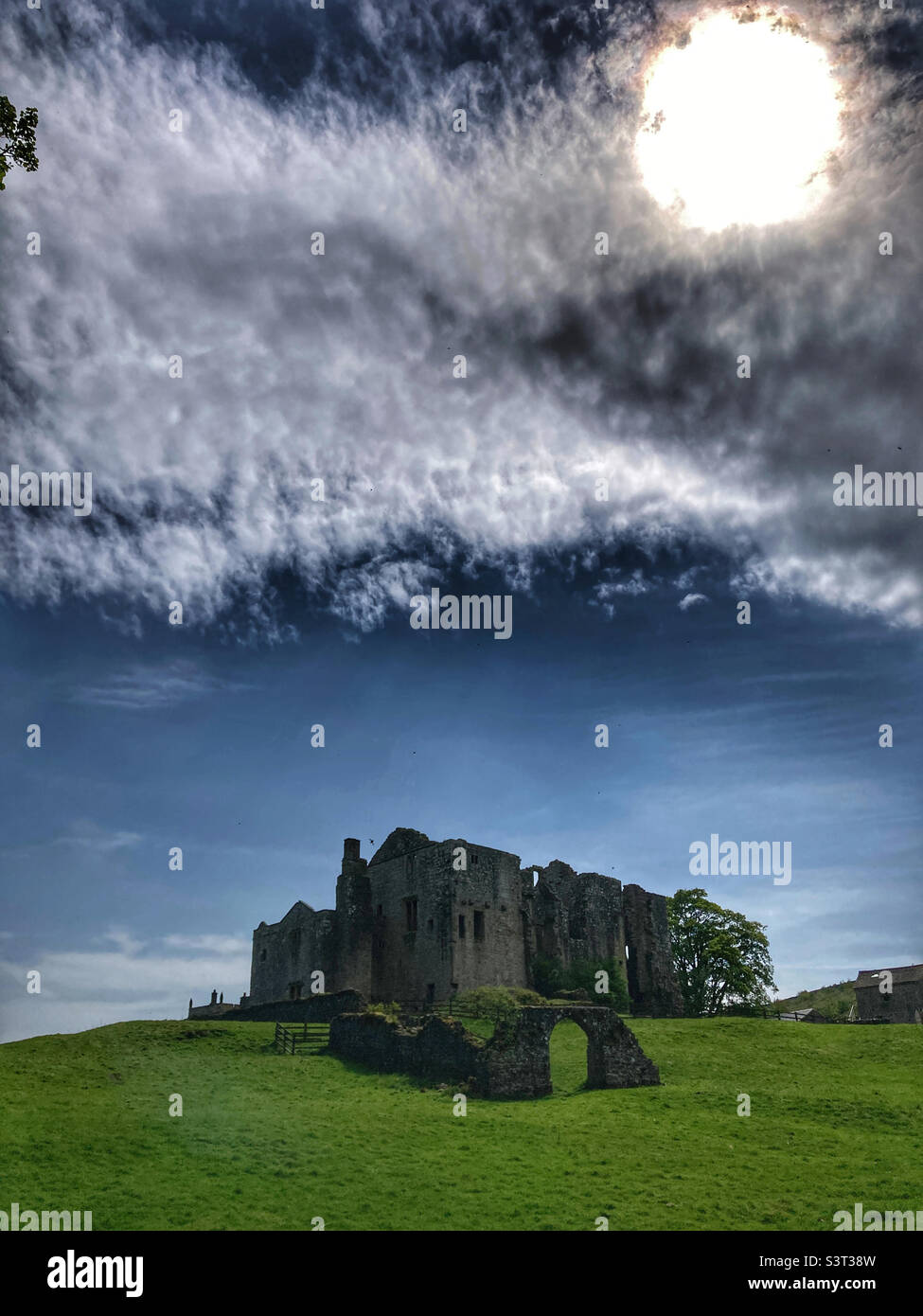 Barden Tower Ruine North Yorkshire Stockfoto