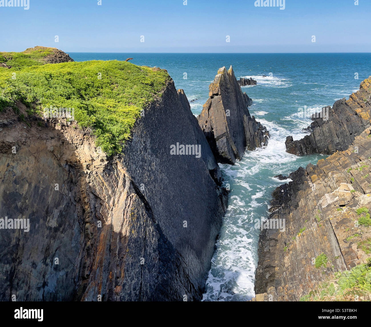 Devon Küste Stockfoto