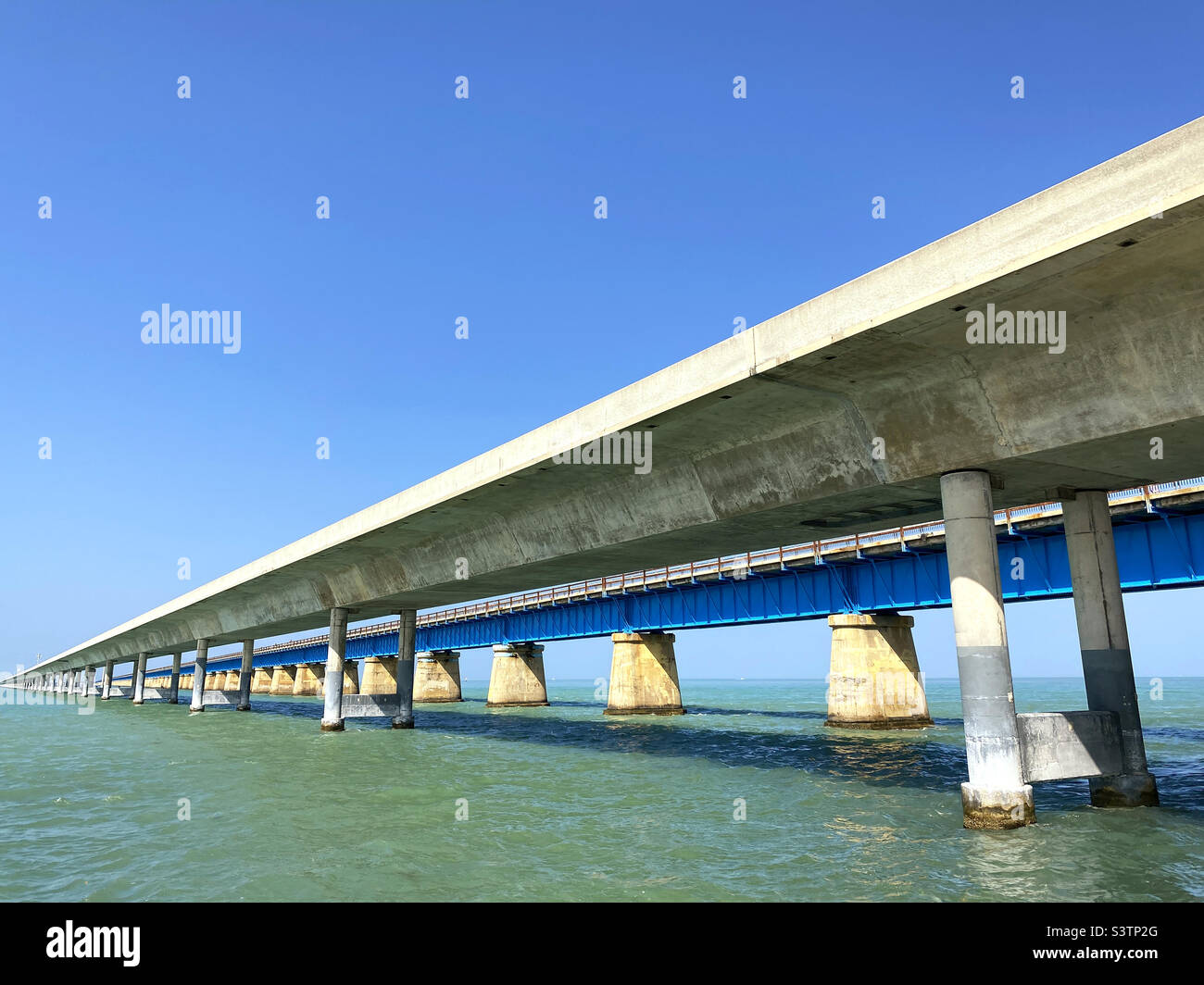 Seven Mile Bridge, Marathon, Florida Stockfoto