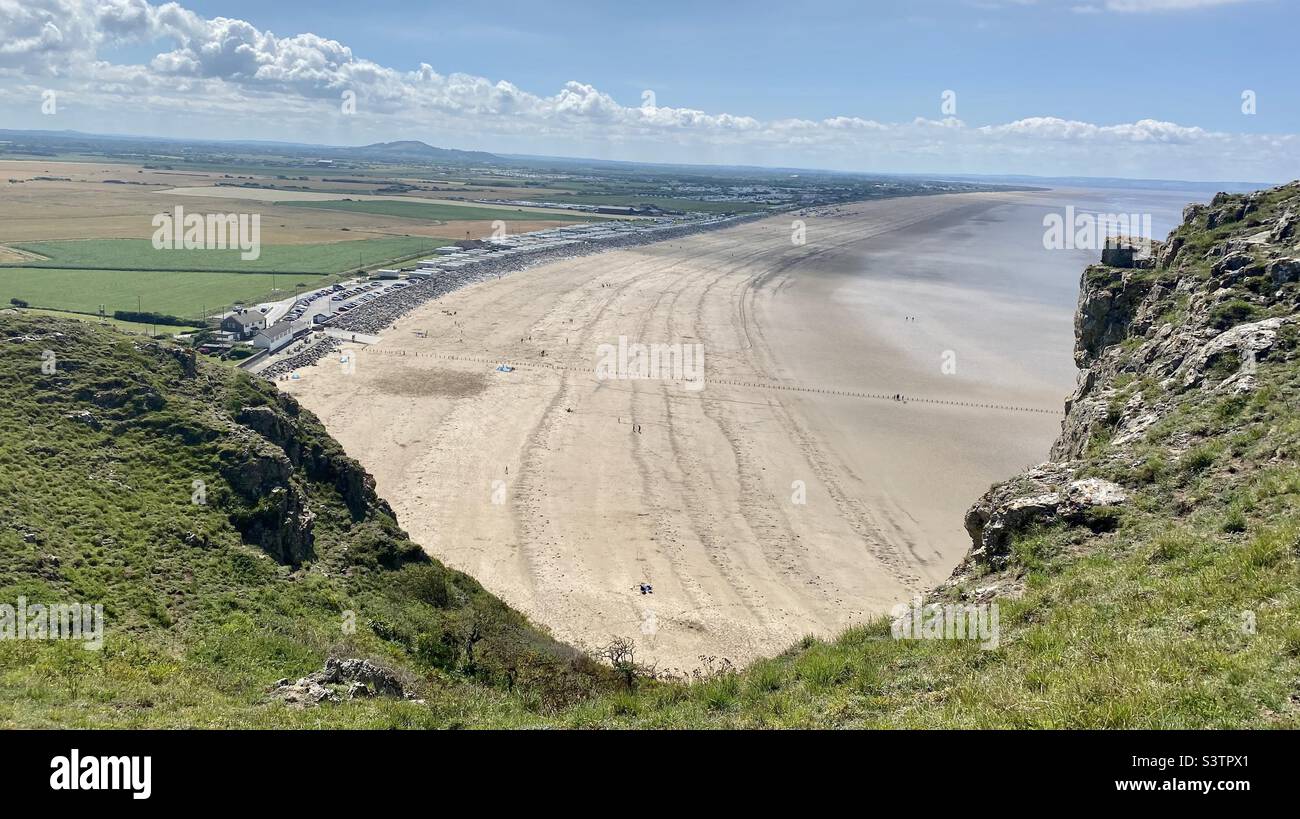 Brean Beach England Stockfoto