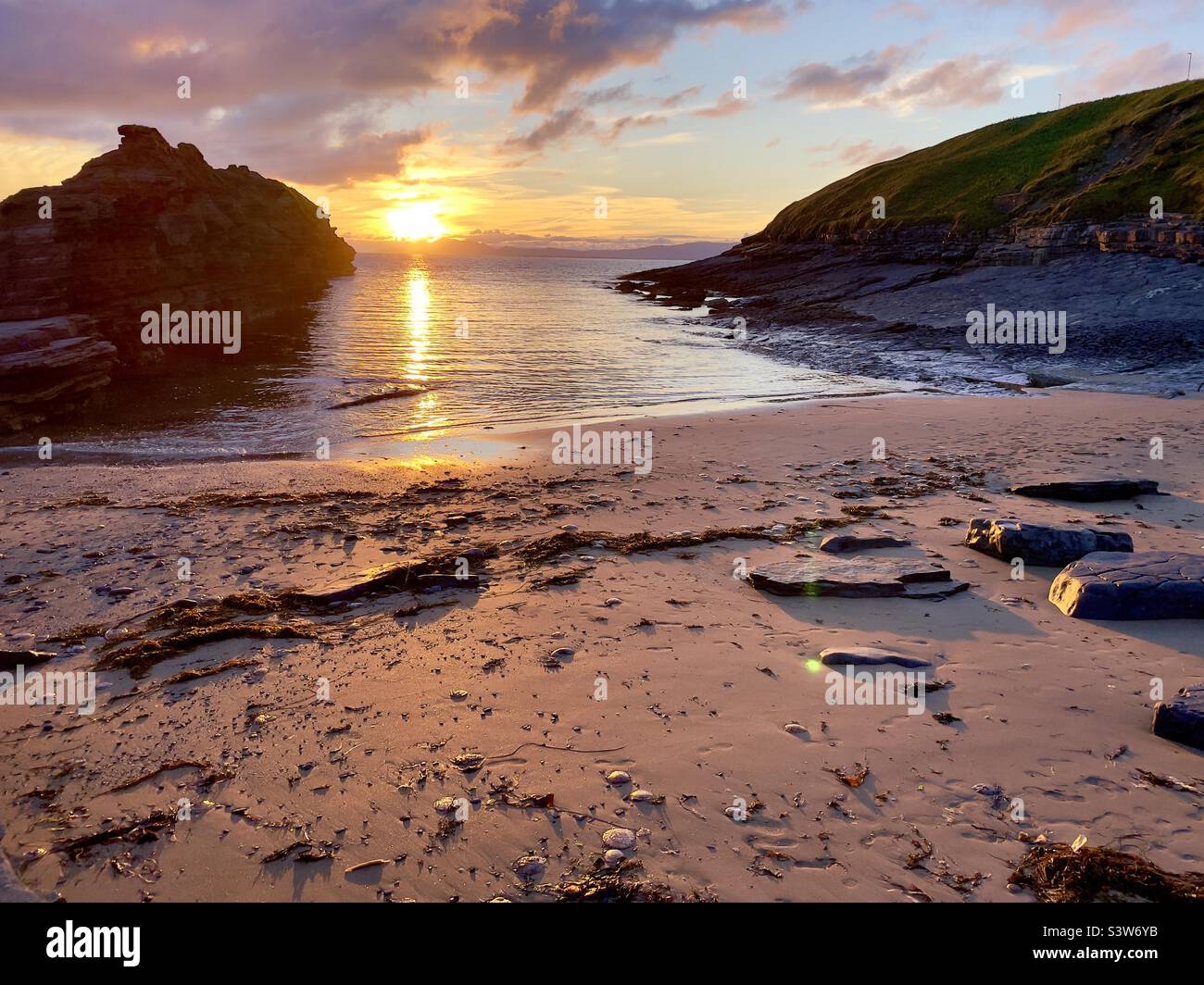 Donegal Bay in Bundoran Village, Co Donegal, Irland Stockfoto