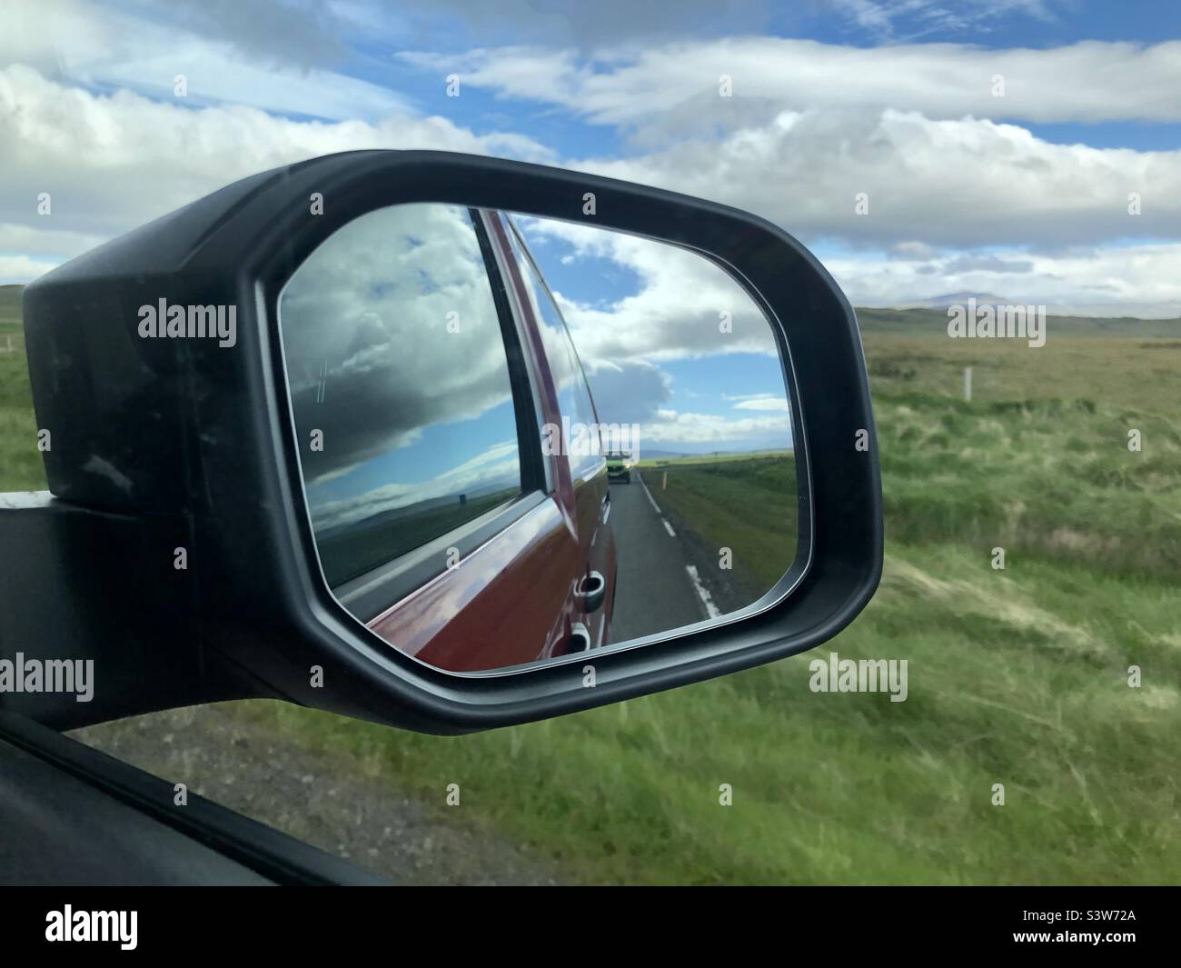 Rückansicht - Smartphone-aufgenommenes Stockfoto